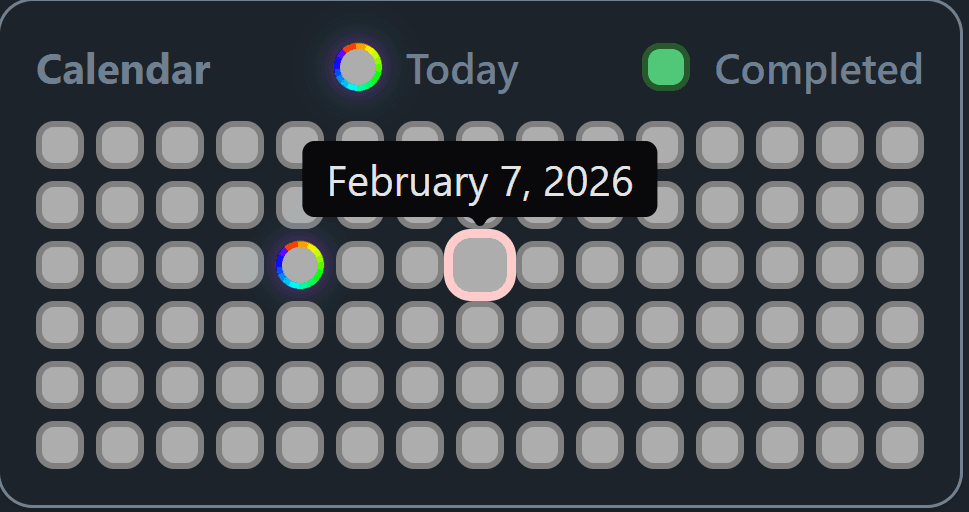 NPM Package: react-fill-calendar preview
